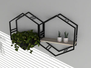 Pendurar vasos de plantas Modelo 3D