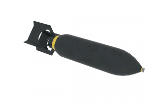 Bomb 550 World War II 3D Model