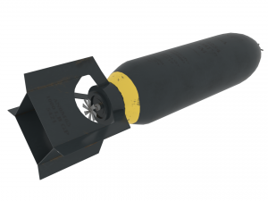 Bomb 550 World War II 3D Model