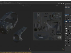 3D HTC VIVE 3D Model