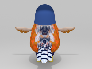Cuckoo Chicken Cartoons 3D Model