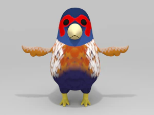Cuckoo Chicken Cartoons 3D Model
