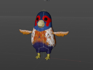 Cuckoo Chicken Cartoons 3D Model