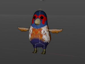 Cuckoo Chicken Cartoons 3D Model