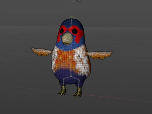 Cuckoo Chicken Cartoons 3D Model