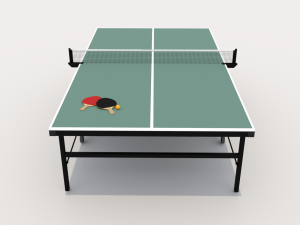 Ping Pong Table Modelo 3D