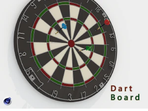 Dart board 3D Model