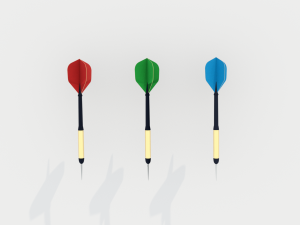 Dart board 3D 모델
