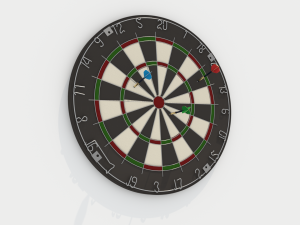 Dart board 3D 모델