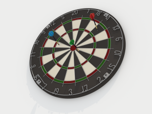 Dart board 3D 모델