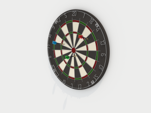 Dart board 3D 모델