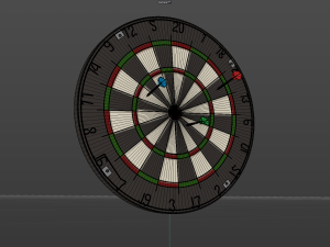 Dart board 3D 모델