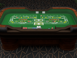 Casino Dice Table 3D Model