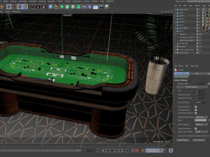 Mesa de dados de cassino Modelo 3D