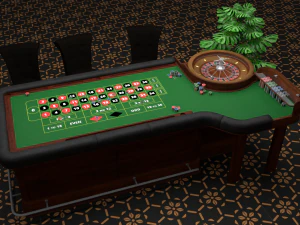 Casino Roulette 3D Model