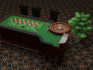 Casino Roulette 3D Model