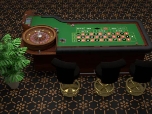 Casino Roulette 3D Model