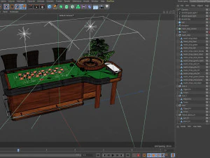 Casino Roulette 3D Model