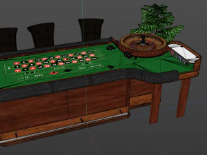 Casino Roulette 3D Model