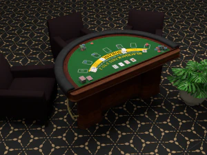 Casino Poker 3D Model