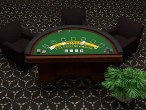 Casino Poker 3D Model