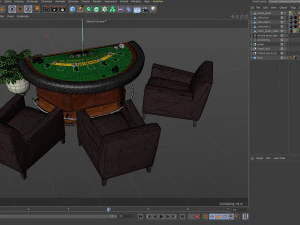 Casino Poker 3D Model