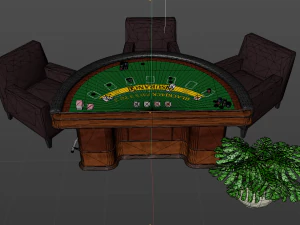 Casino Poker 3D Model