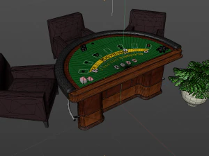 Casino Poker 3D Model