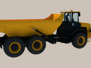 Articulated Dump Truck 3D Model