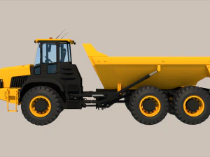 Articulated Dump Truck 3D Model