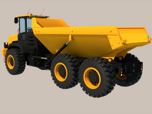 Articulated Dump Truck 3D Model
