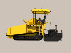 Asphalt Paver 3D Model