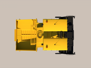 Asphalt Paver 3D Model