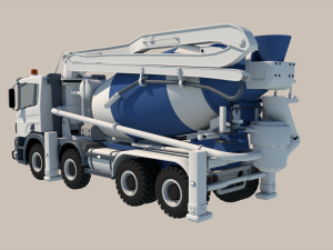 Concrete Mixer 3D Модель