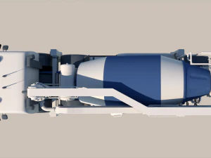 Concrete Mixer 3D Model