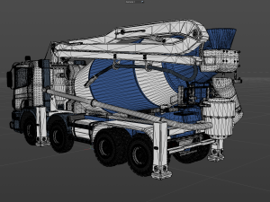 Concrete Mixer 3D Модель