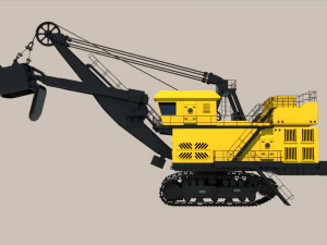 Rope Shovel 3D Model