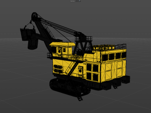 Rope Shovel Modèle 3D