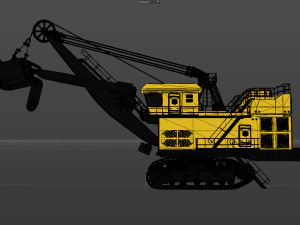 Rope Shovel 3D Model