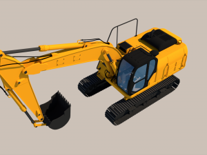 Excavator 3D Model