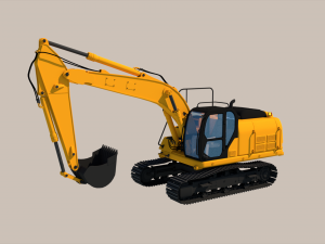 Excavator 3D Model