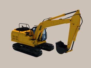 Excavator 3D Model