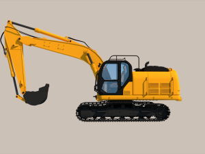 Excavator 3D Model