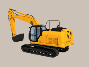 Excavator 3D Model