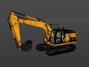 Excavator 3D Model