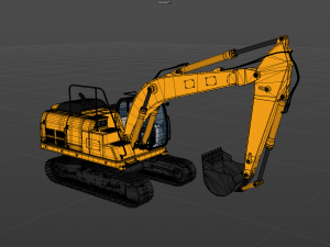 Excavator 3D Model