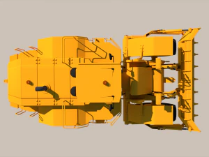 Construction Machinery 3D Model