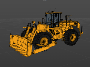 Construction Machinery Model 3D