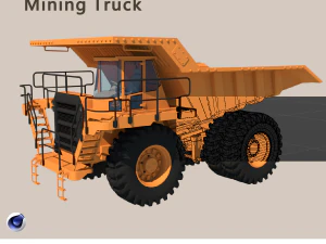 Карьерный грузовик 3D Модель