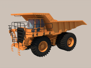 Mining Truck Model 3D